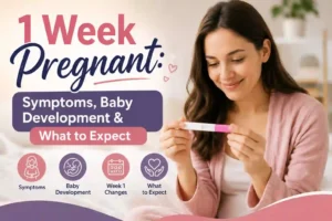 1 Week Pregnant Symptoms, Baby Development & What to Expect